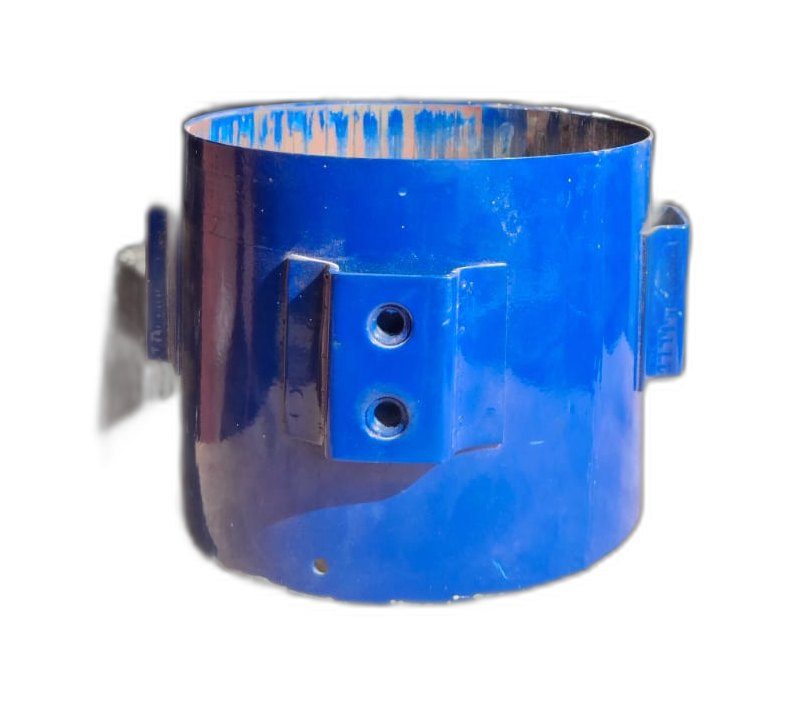 MS shell body for H-Frame cooler motor, painted mild steel motor frame with mounting lugs